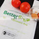 100% Biodegradable Certificated Cornstarch Eco Supermarket Compostable Shopping Bags thumbnail-2