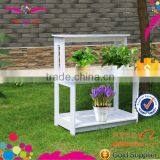 Eco-friendly Waterproof Outdoor Wooden Flower Shelf thumbnail-1