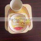 Bamboo Fiber Kids Dinnerware Five Sets,eco-friendly thumbnail-5