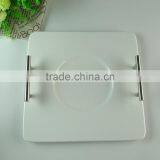 Cheap Square White Pocelain Cake Plate Stock for Hotel Restaurant thumbnail-1