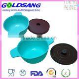 Collapsible Heart Shape Silicone Container With Lid thumbnail-5