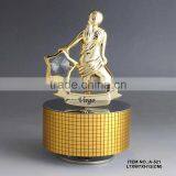 Hot Sale 24K Gold Plated Virgo Music Box Made With Swarovski Elements thumbnail-1