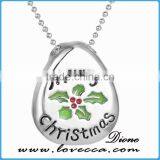 Christmas Snowflakes Deer Engrave Pendant Necklace Factory Direct Sale thumbnail-6
