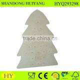 Custom Unfinished Christmas Tree Shaped Wooden Advant Calendar thumbnail-1