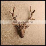 European Style Wall Decoration Resin Wall-mounted Deer Head for Sale thumbnail-3