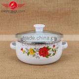 110DG Useful Yiwu Wholesale 3pcs Steel Enamel Casserole thumbnail-3