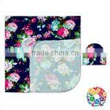 Summer Mint Floral Soft Swaddle Baby Blanket thumbnail-3