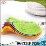 NBRSC Spoon Rest Flexible Silicone Spoon Holder Handle Hole Design for Placing Spoon Without Mess Kitchen Utensils Set of 5 thumbnail-1