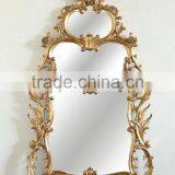 Hand Carved Gold and Black Half Round Marble Altar Table thumbnail-6