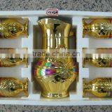 JK031 7pcs Glass Drinking Set With Deco thumbnail-1