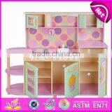 New Design Children Pretend Play Kitchen Wooden Kids Cooking Toys W10C283 thumbnail-3