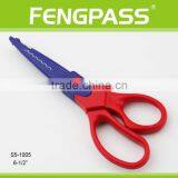 S5-1005 6.5 Inch 2Cr13 Stainless Steel Blade With Colorful Plastic Handle Color Scissors For Kids thumbnail-1