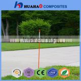 Hot Sale High Strength UV Resistant fiberglass snow stick with Cap and Reflective Tape
