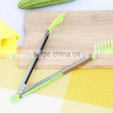 UJ28 Best Selling on Amaozn 12' Food Kitchen Silicone Tongs thumbnail-3