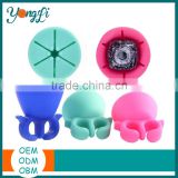 Wearable Silicone Rubber Soft Ring Nail Polish Bottle Holder
