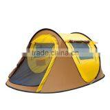automatic 2 second pop up style outdoor camping single layer 2-3 person family water proof tent