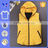 100% Cotton Jacket With Hood and Functional Side Pocket Hoodie Vest Coat thumbnail-1