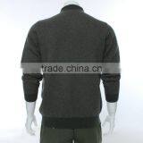 Grey 100%wool Winter Fashion With Long Sweater ,blue Long Sleeve Model Sweater for Men With 1/4 Zipper ,men Sweater 2015 thumbnail-6