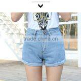 Classic Blue Short Sexy Shorts Pants Summer New Fashion Slim Casual More Size Women Jeans thumbnail-2