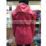 Women Wind-proof Jackets 100%cotton Long Style Stock Clothing, Stocklots Garments thumbnail-3