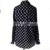 Latest Hot Sell European Summer 100% Cotton Ladies New Design Ladies Office t Shirt 2015 thumbnail-4