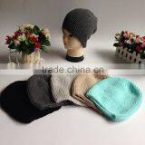 Soft & Warm Cheap Price Acrylic Fashion Knitted Hat Factory in Five Colors thumbnail-2