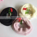 Cashmere Fashion Winter Knitted Factory Make Round Knit Scarf thumbnail-1