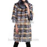 PC-257 Brand Elegant Style Women Winter Coat Real Fox Fur Coat thumbnail-1
