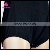 2016 Black Romper With Leopard Shorts Simple Design 3pcs Set Infants Rompers Suit thumbnail-4