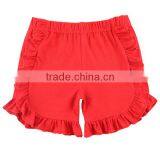 Best-selling Boutique Baby Clothing Infant&toddler Clothes Baby Icing Ruffle Solid Blank Infant Baby Shorts thumbnail-3