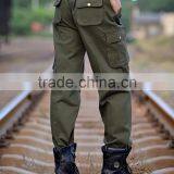 Juqian Workwerar Stylish Casual Quality Quick Drying Green Multi-pockets Work Pants Mens With Knee Pad thumbnail-6