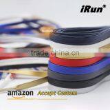 Official Genuine Sheepskin Flat Shoelaces Luxury Goatskin Shoes Strings Gold/Silver Metal Tips Boots Laces for Martin Boots thumbnail-2