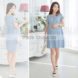 2015 Summer Maternity Dress, Pregnant Dress, Short Sleeve Dress thumbnail-2