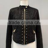 Women's Suede Motorcycle Jackets #LPU0514 thumbnail-5