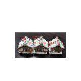 KH S-005 Polymer Clay Dough Christmas House for Stereo Display Decoration