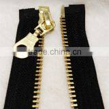 High Quality Metal Zipper 5# Brass Zippers for Garment Production thumbnail-4