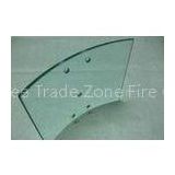 Low E Commercial Curved Tempered Glass For Skylight , Color Glazed , Heat Strengthened