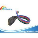 RGB LED Strip 4 Pin Male Connector Cable thumbnail-1