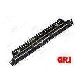 Enhanced Cat6 24 Ports FTP Patch Panel With ROHS Certificate Networking