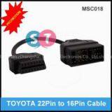 TOYOTA 22Pin to 16Pin OBD1 to OBD2 Connect Cable