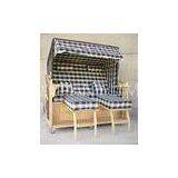 UV Resistant Waterproof Roofed Beach Chair & Strandkorb For Swimming Pool