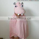 Popoluar With Kids Hippo Head Super Soft Plush Blanket thumbnail-1