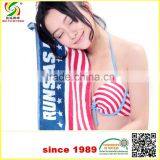 100% Cotton Unisex Adult Quick Dry Custom Sport Towels GYM Towel With Logo thumbnail-3