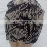 2017 Fashional Super Soft Cozy Warm Printed Hat Without Pompom thumbnail-2