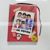 Customised Chinese Led Light Flashing Personalised Diary Hardcover Notebook