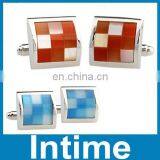 High Quality Mosaic Mother of Pearl Cufflinks Cats Eyes Cufflinks Free Shipping thumbnail-1