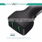 24W 4.8A Aukey Car Charger, Aukey Dual Port Car Charger for IPhone 6S thumbnail-5