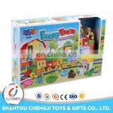 Hot sale learning intellect blocks cartoon magic train toy