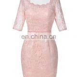 Grace Karin 2016 Formal Occasion Elegant Half Sleeve Lace Mother Of The Bride Dress +Free Jacket GK000055-1 thumbnail-5