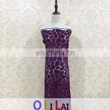 OLF0189 Fuchsia Dress Making Lace Fabric With 3D Sequins thumbnail-5